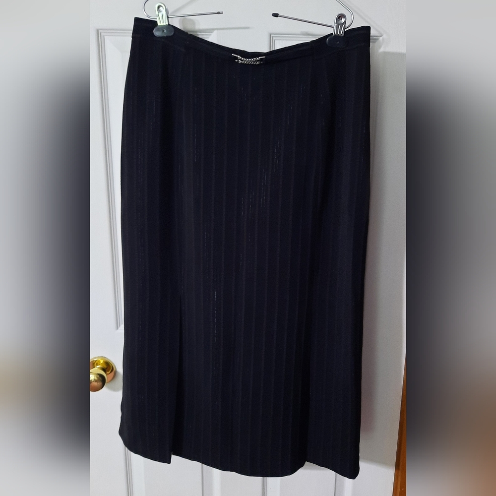 Vintage Vanity Fair Pinstripe Pencil Skirt